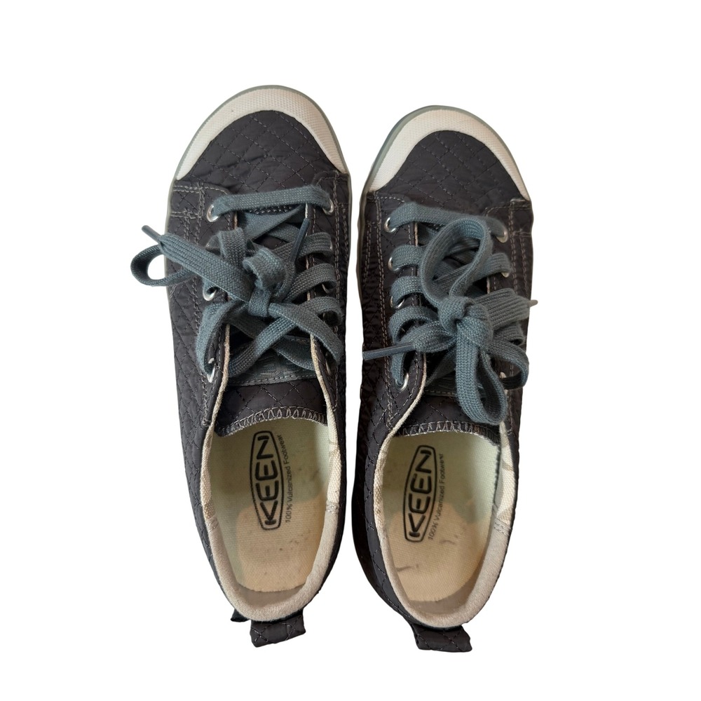 Keen Coronado Quilted Low Top Sneakers Charcoal Gray Womens Size 6 1019570